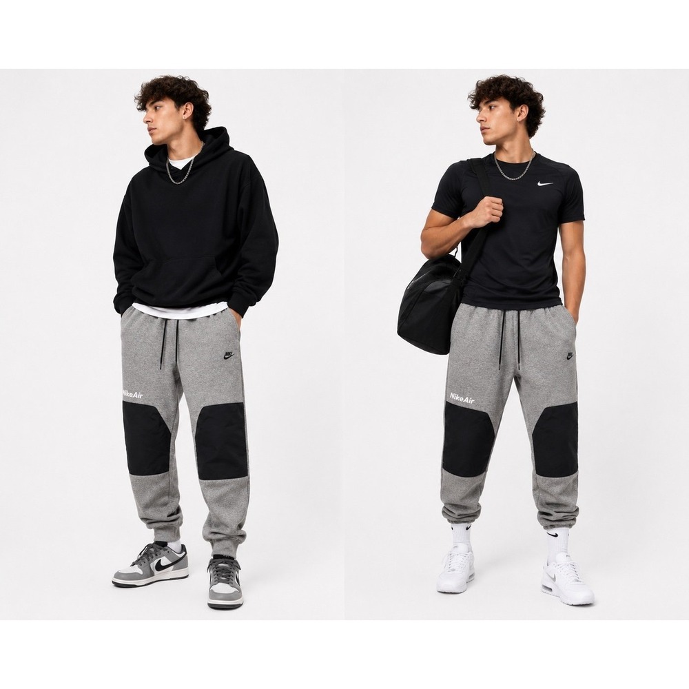 Nike Tech Mix Joggers (XXL) Gray & Black